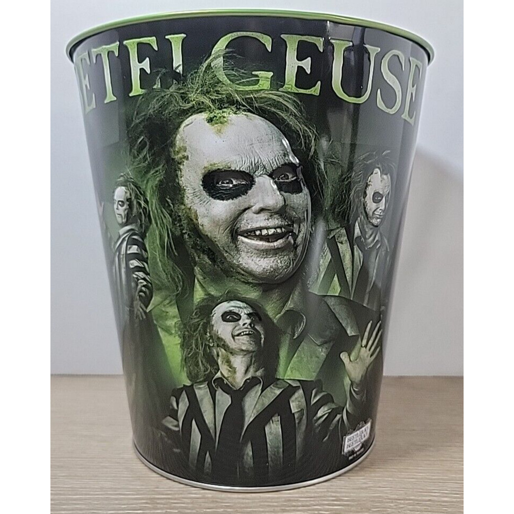 Beetlejuice‎ Beetlejuice Popcorn Bucket Tin Cinemark Exclusive 2024 NEW/UNUSED-1